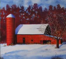 Southern Ohio Barn by Marge Brandt, Acrylic